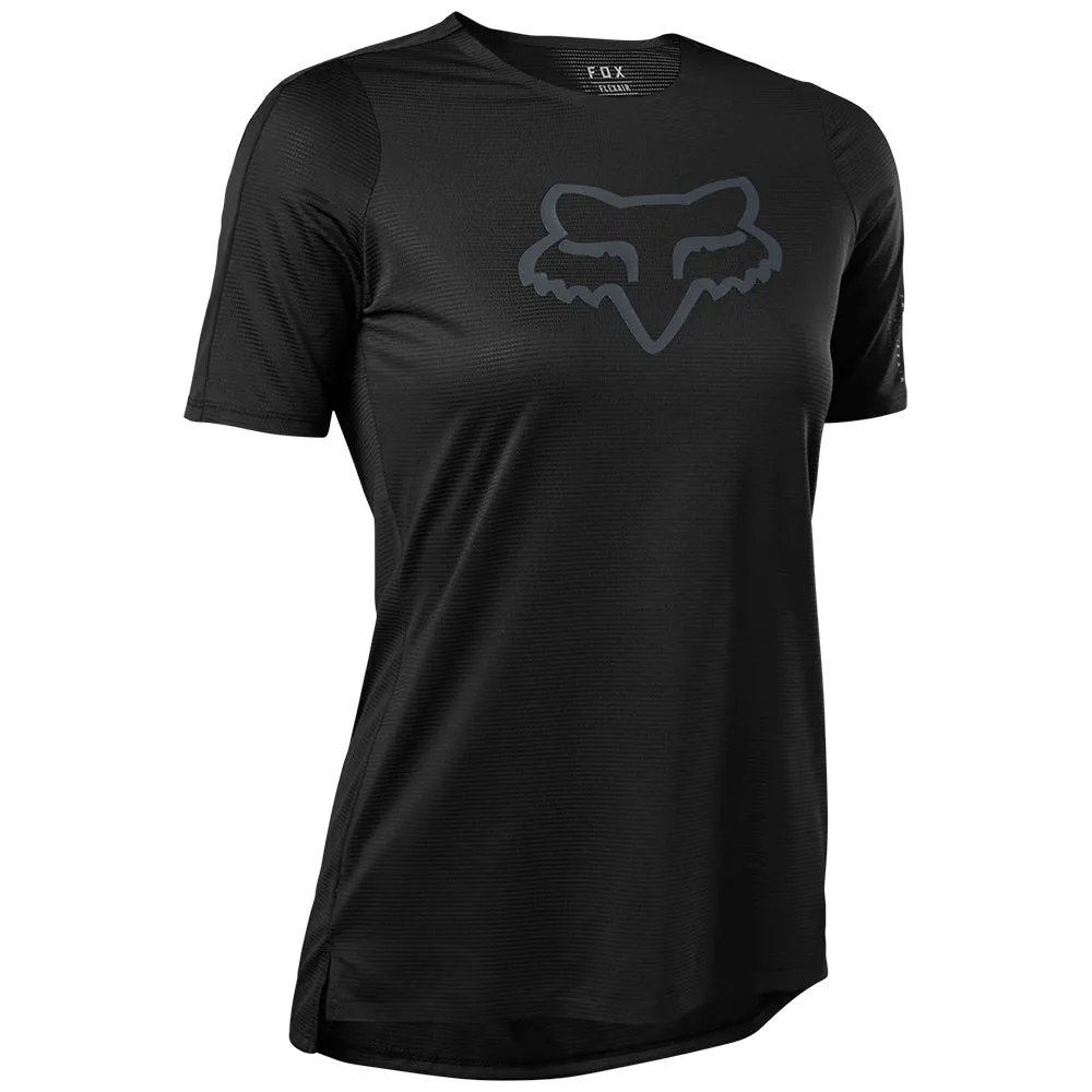 Fox Womens Flexair Ss Jersey [Black]