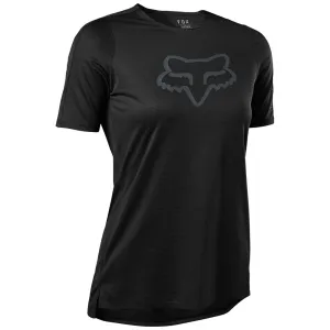 Fox Womens Flexair Ss Jersey [Black]