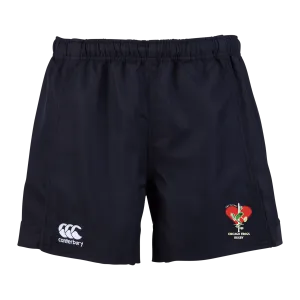 Frogs Canterbury Women's  Black Advantage Rugby Shorts
