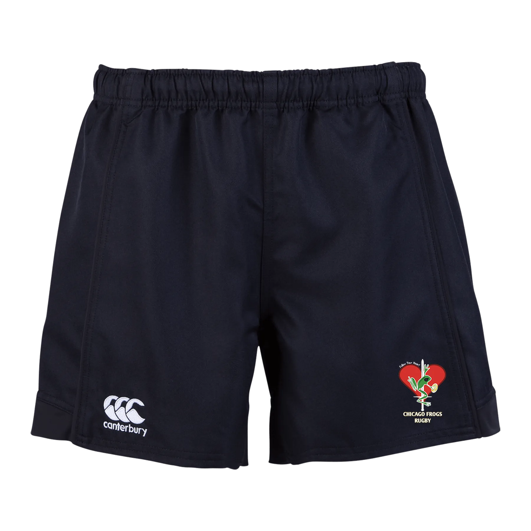 Frogs Canterbury Women's  Black Advantage Rugby Shorts