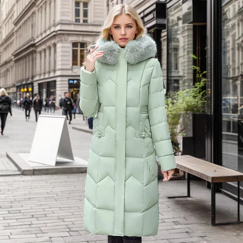Fur Collar Chic™ | Women's Casual Hooded Jacket | Soft Fabric, Warm Fur Collar, Lightweight Design
