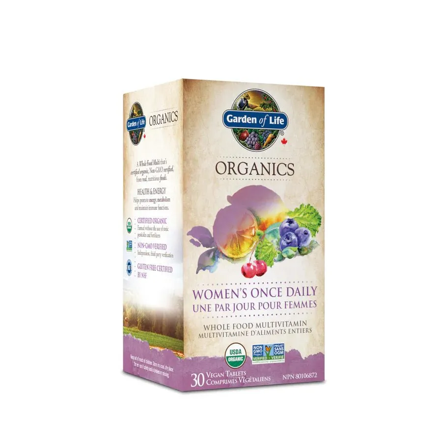 Garden Of Life Organics Women’s Once Daily 30 Vegan Tablets
