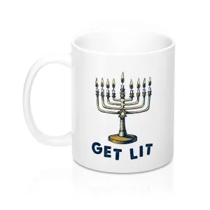 Get Lit for Hanukkah Coffee Mug