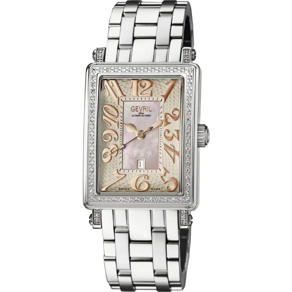 Gevril Mezzo Pink MOP Dial