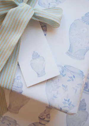 Ginger Jar Watercolor Gift Tags