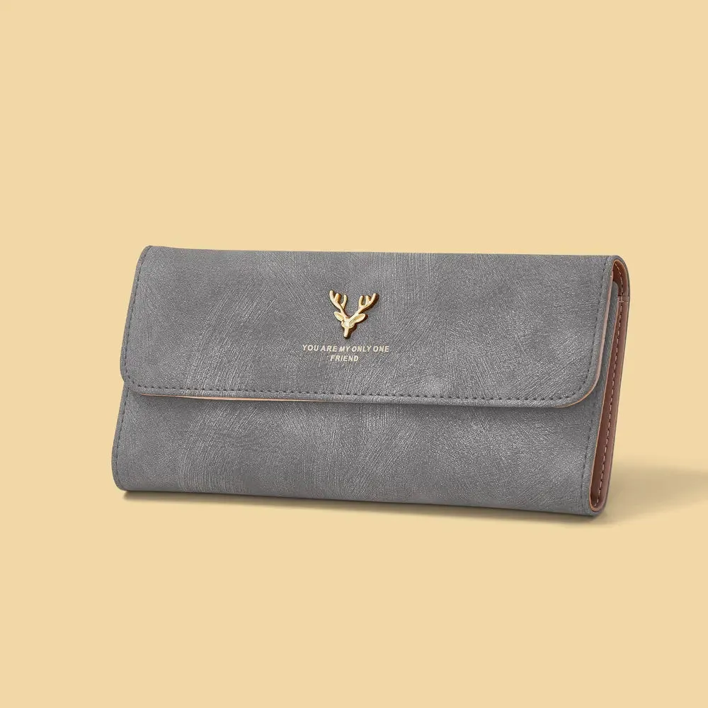Girly Luxury Trifold Leather Wallet