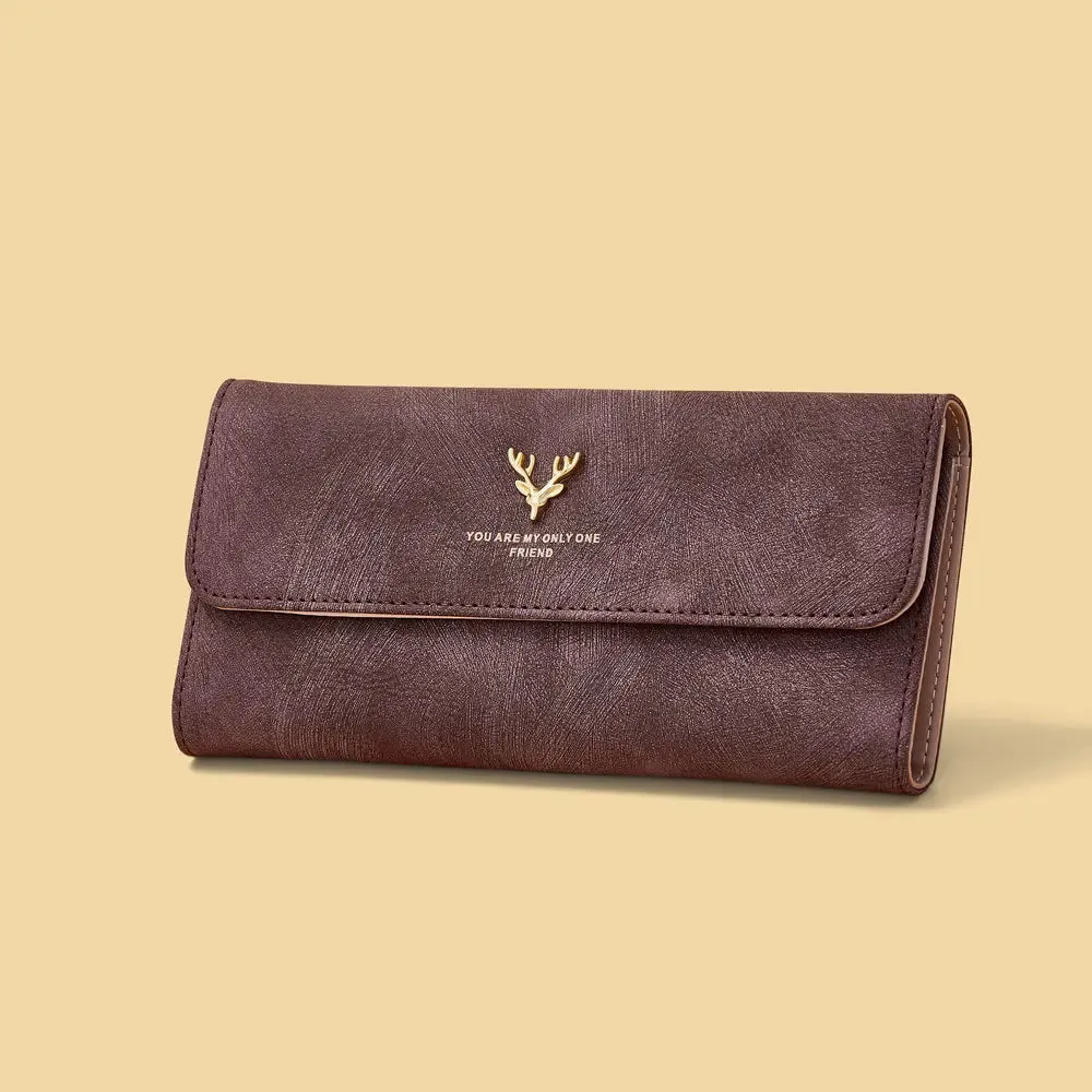 Girly Luxury Trifold Leather Wallet