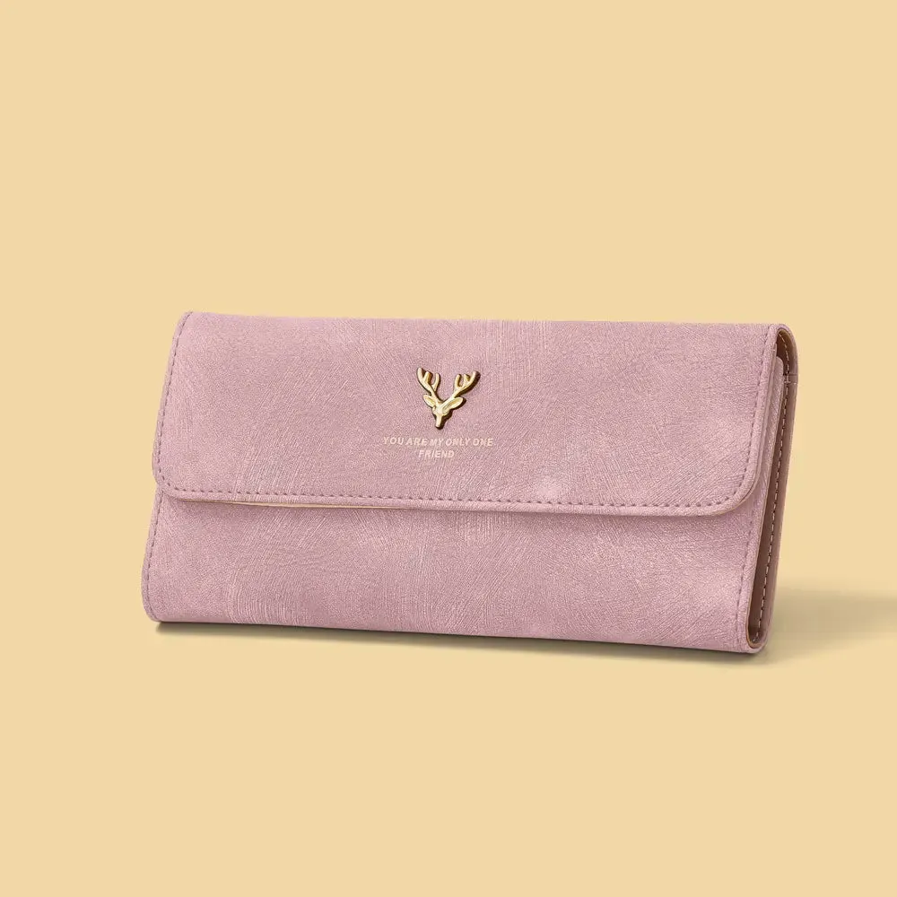 Girly Luxury Trifold Leather Wallet