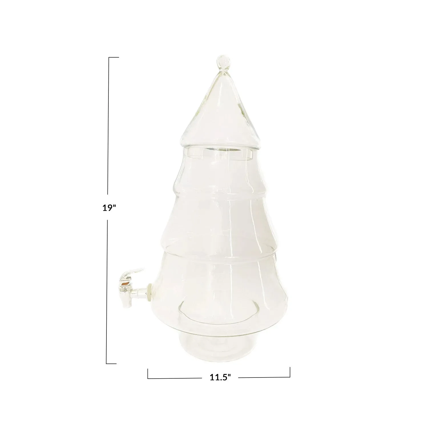 GLASS TREE 8 QUART BEVERAGE DISPENSER