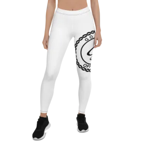 Go Get It Official Leggings (White/Black)