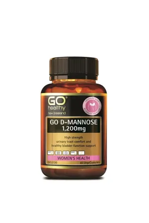 GO HEALTHY Go D-Mannose 1200mg 60caps