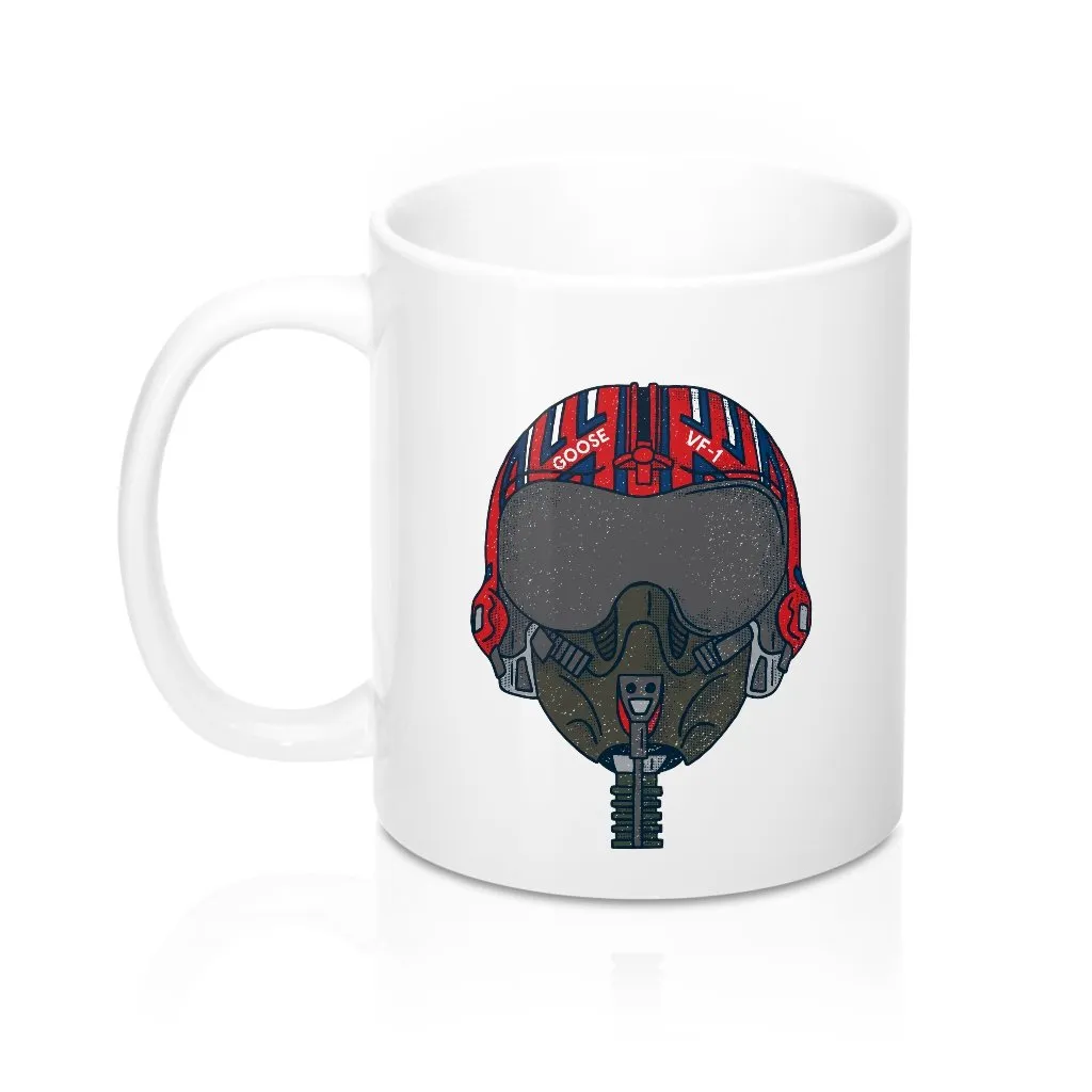 Goose Helmet Coffee Mug
