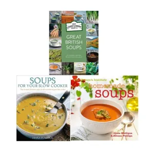Great British Soups, Soups for Your Slow Cooker, Women's Institute 3 Books Collection Set