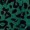 Green And Black Animal Print Long Sleeve Belted Jumpsuit