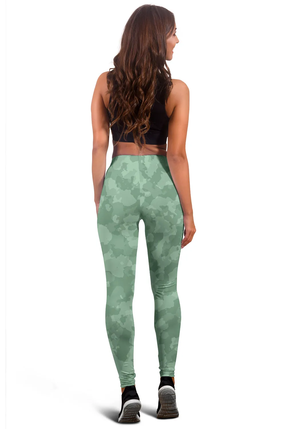 Green Camo Women's Leggings