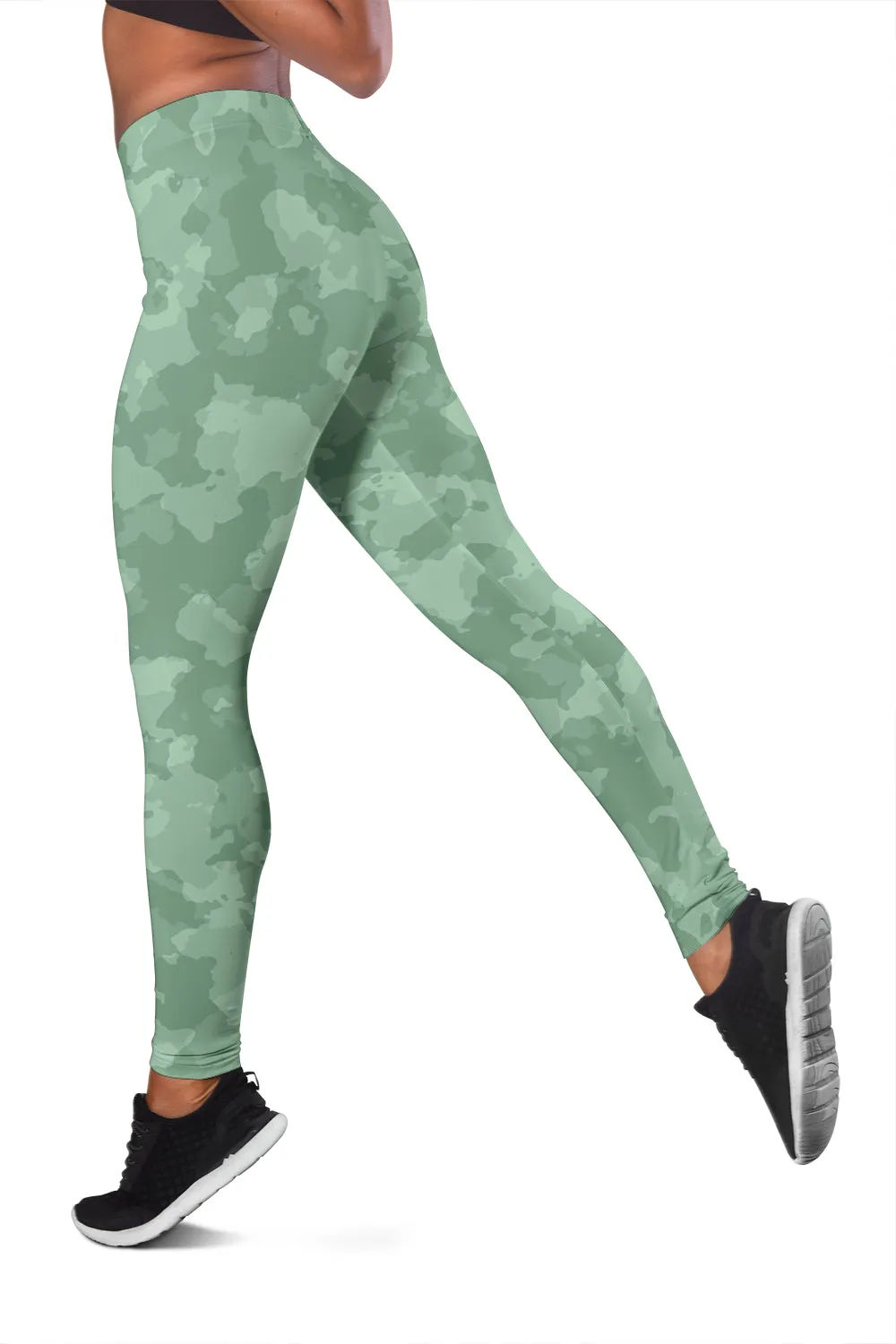 Green Camo Women's Leggings