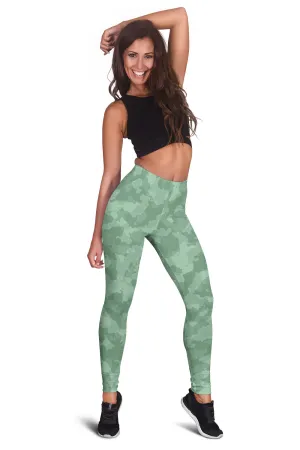 Green Camo Women's Leggings