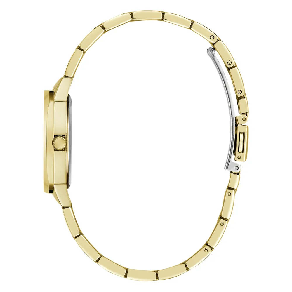 Guess Dress Charlotte Dress Gold-Tone Crystal Bezel Women's Watch GW0767L2