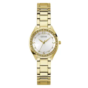 Guess Dress Charlotte Dress Gold-Tone Crystal Bezel Women's Watch GW0767L2
