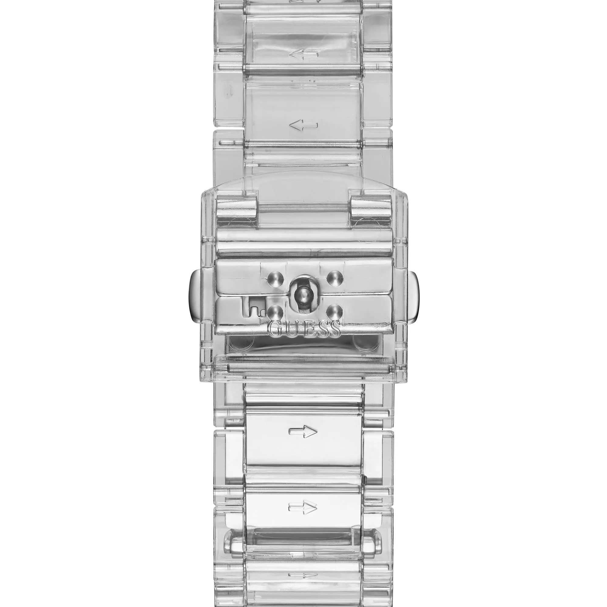 Guess Women's Watch Clear Tone Case Quartz