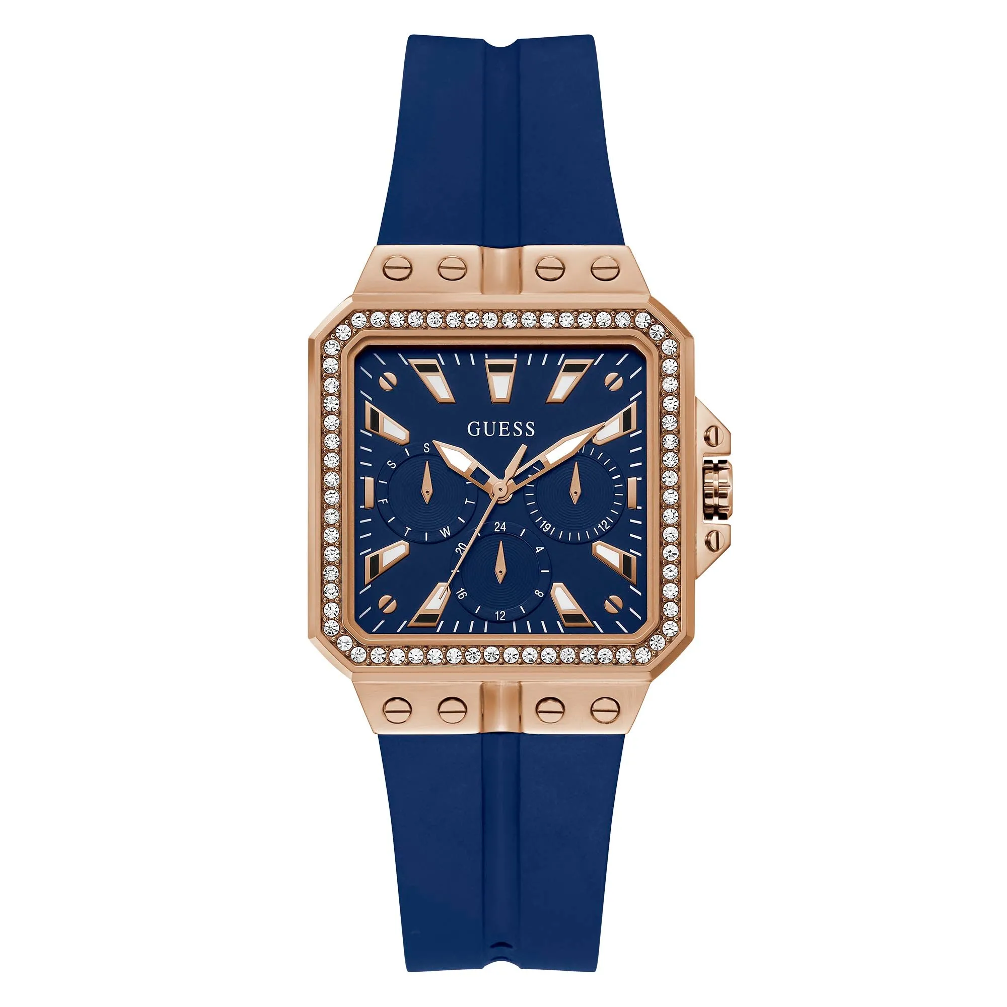 Guess Women's Watch Rose Gold Tone Case Quartz