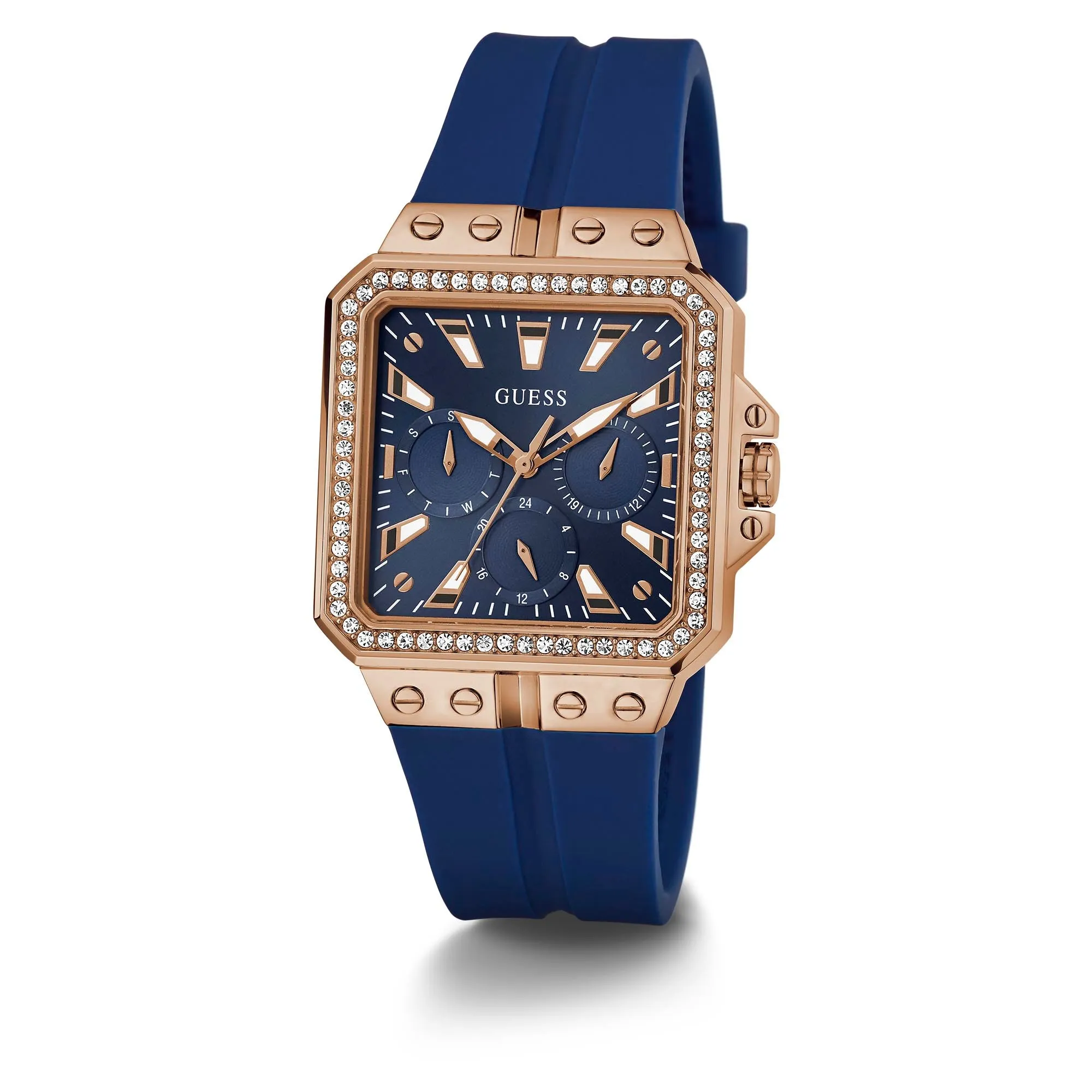 Guess Women's Watch Rose Gold Tone Case Quartz