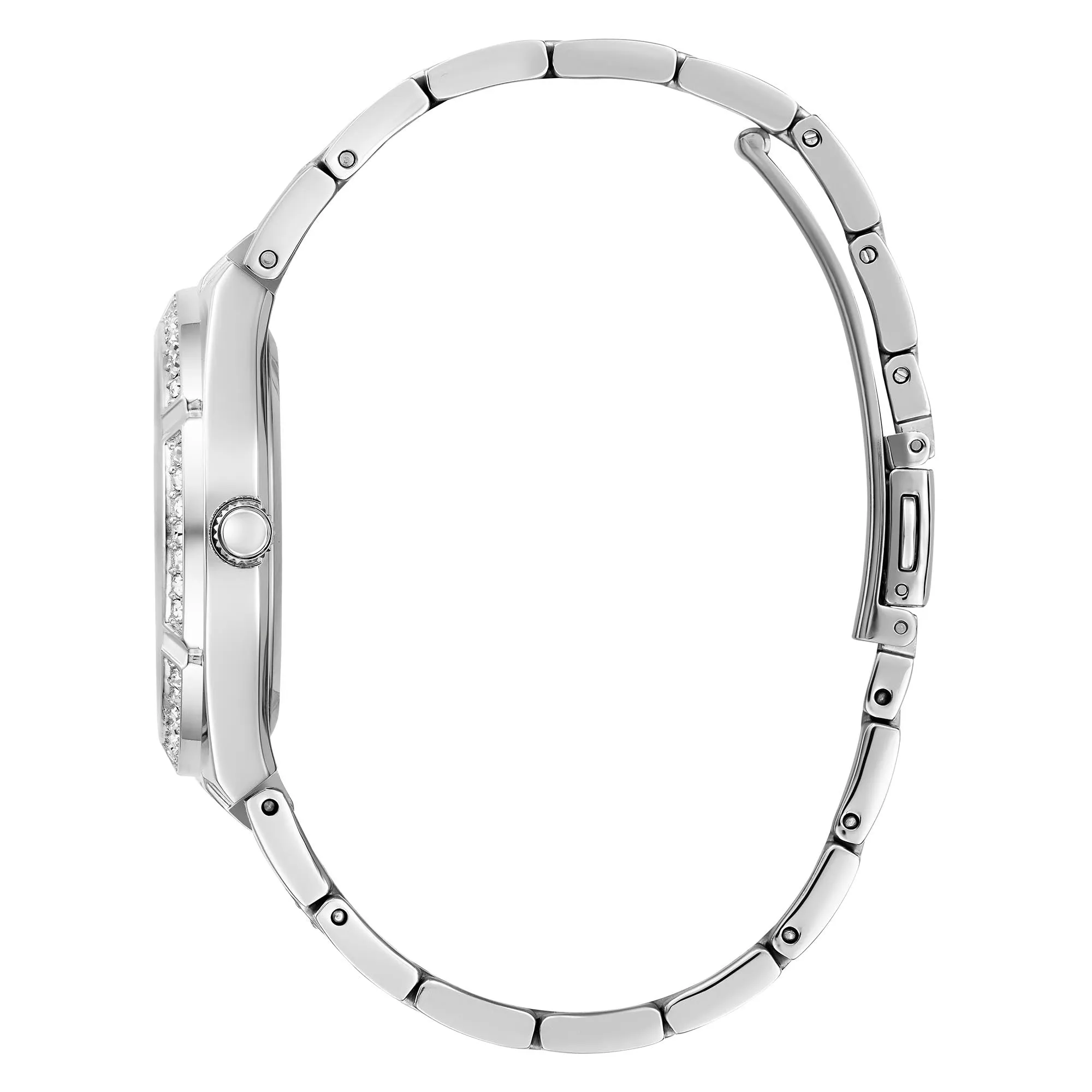 Guess Women's Watch Silver Tone Case Quartz