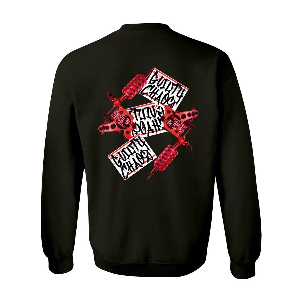 Guilty Chaos Slaps & Tattoo Machine Crewneck Sweatshirt