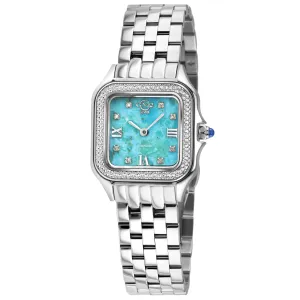 GV2 Milan Diamond Swiss Quartz - Turquoise