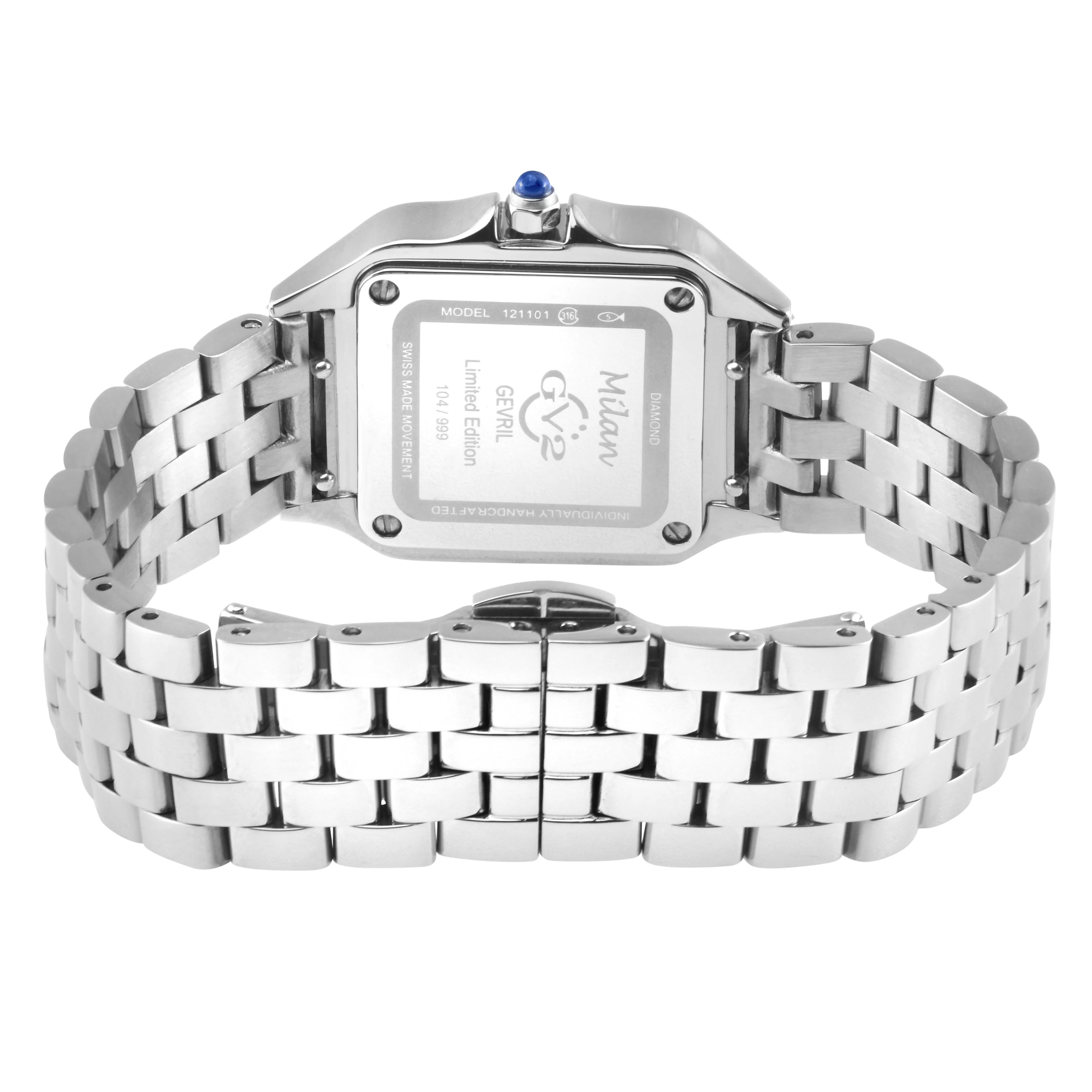 GV2 Milan Diamond Swiss Quartz - Turquoise