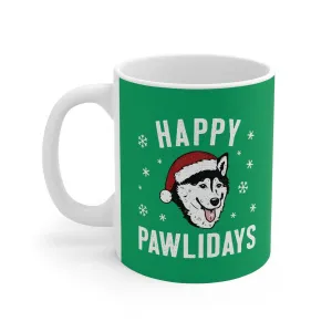 Happy Pawlidays Coffee Mug
