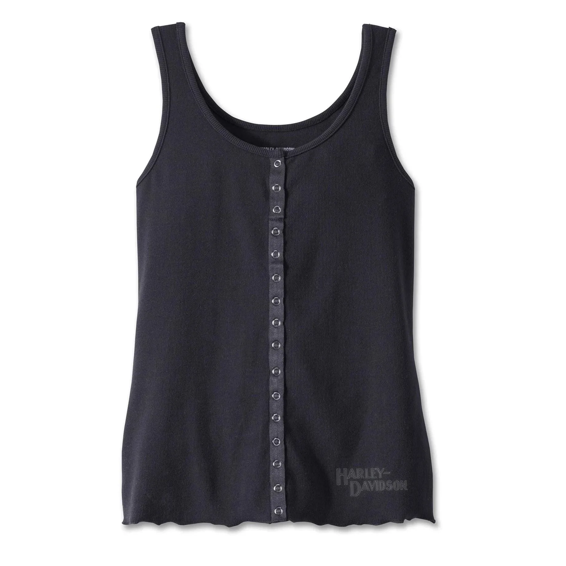 Harley-Davidson® Women's Hometown Bar & Shield Fashion Tank - Black Beauty