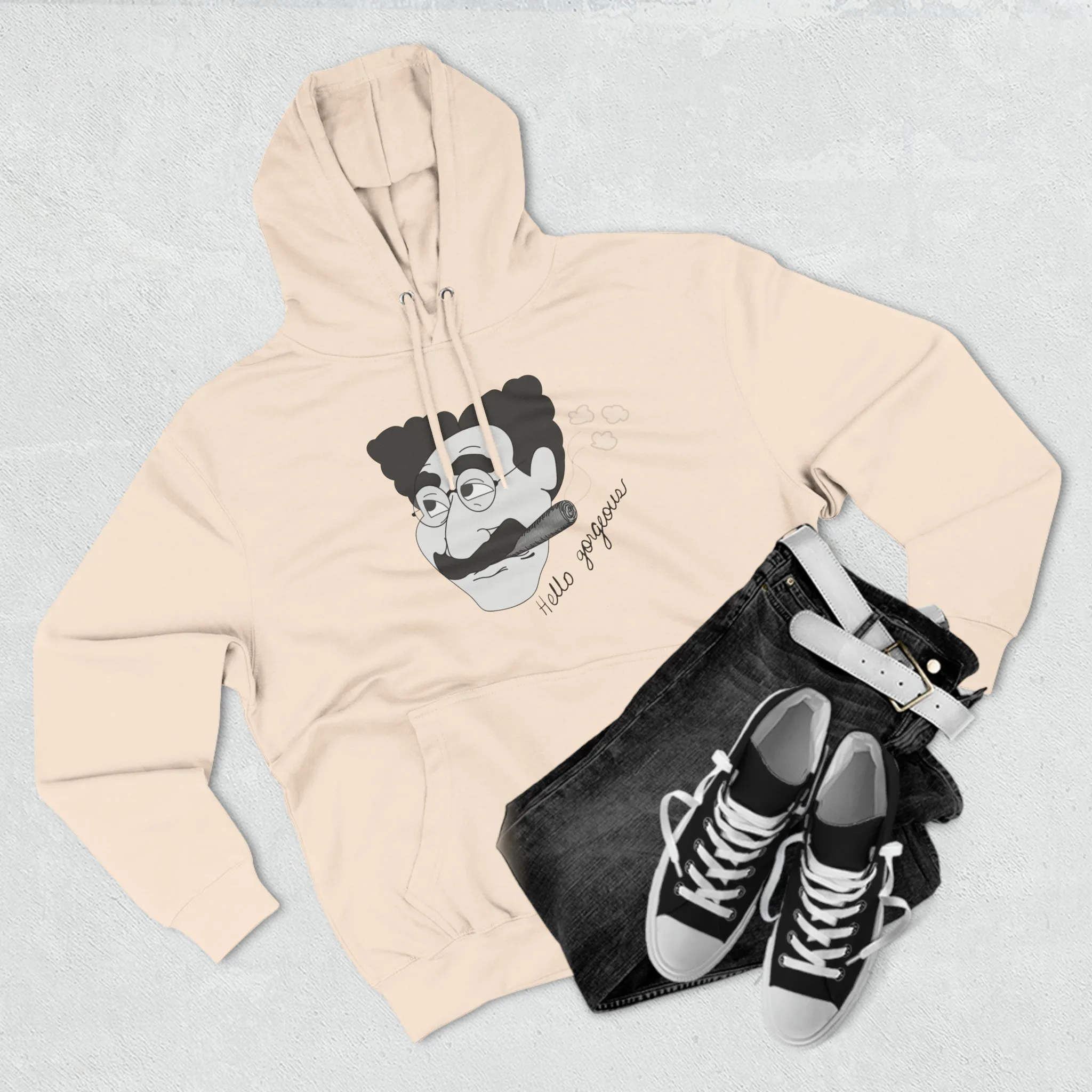 Hello Gorgeous Unisex French Terry Hoodie