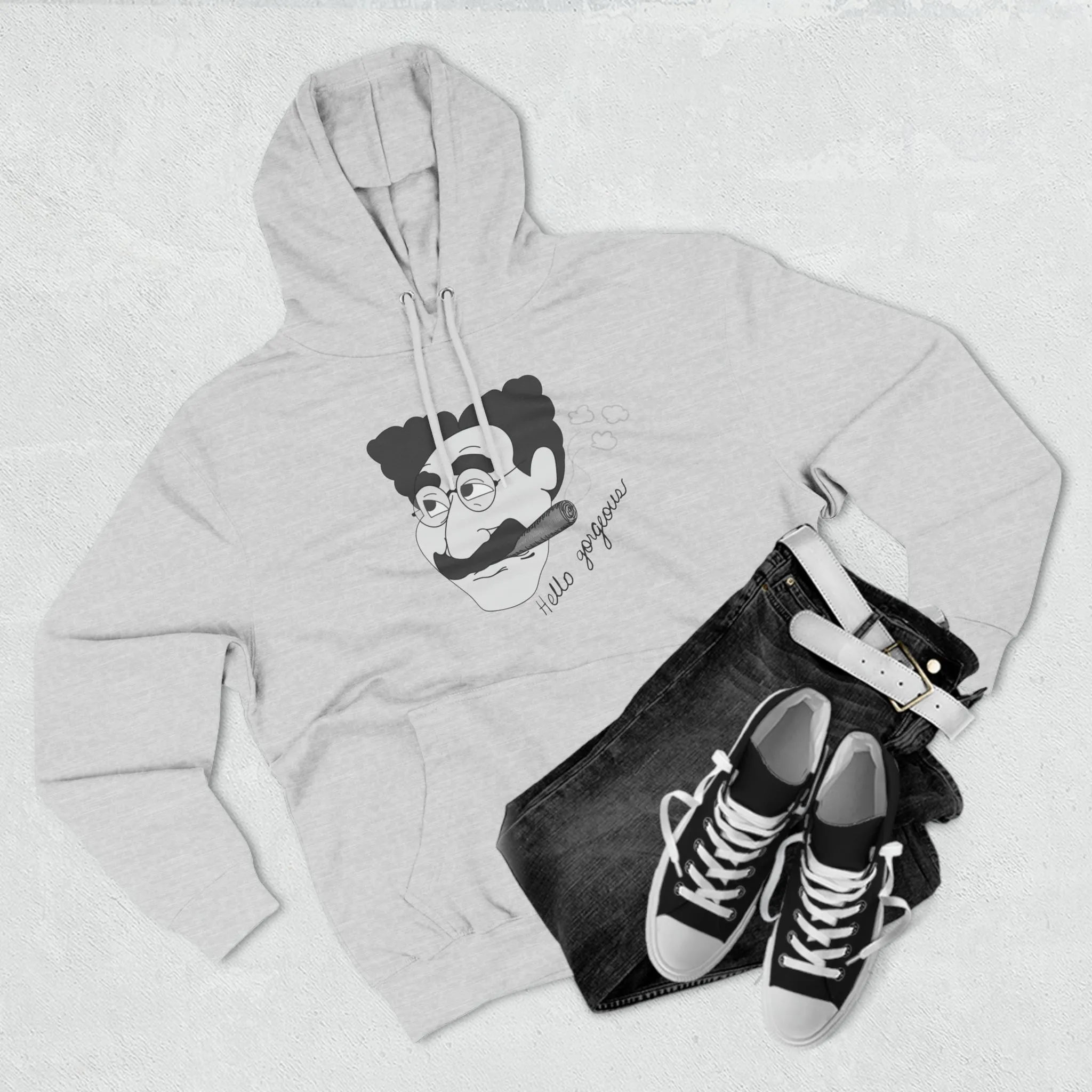 Hello Gorgeous Unisex French Terry Hoodie