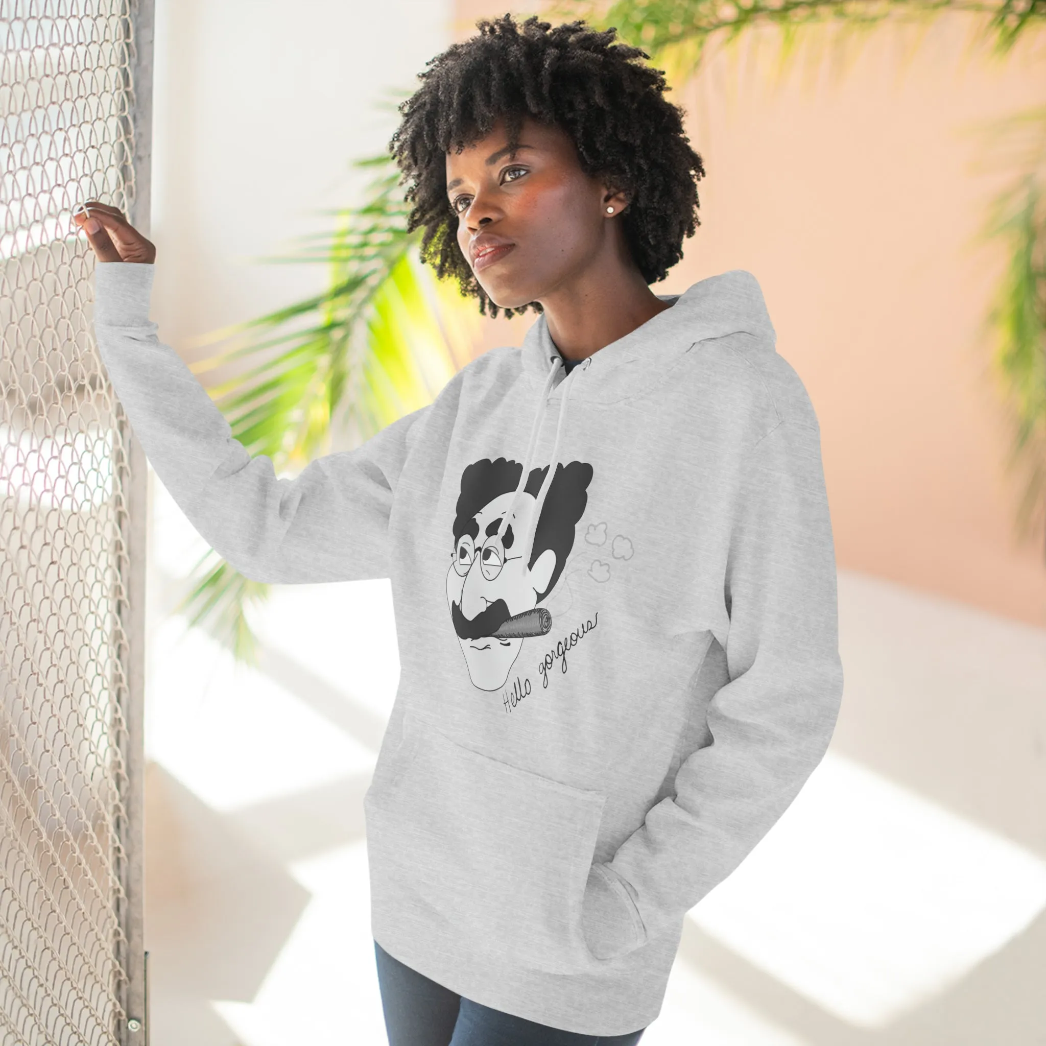 Hello Gorgeous Unisex French Terry Hoodie