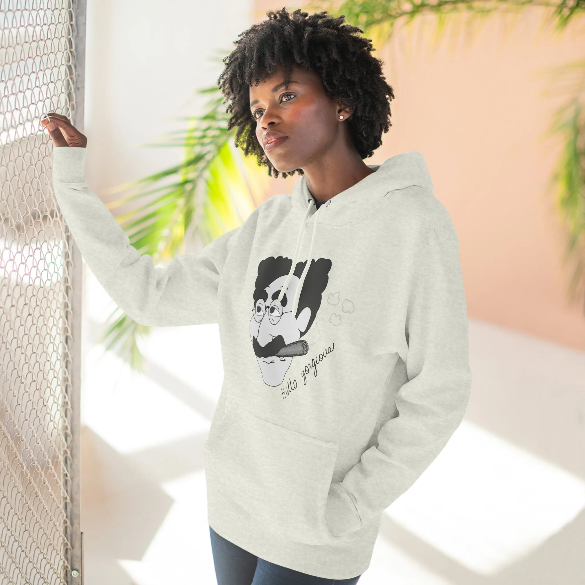 Hello Gorgeous Unisex French Terry Hoodie