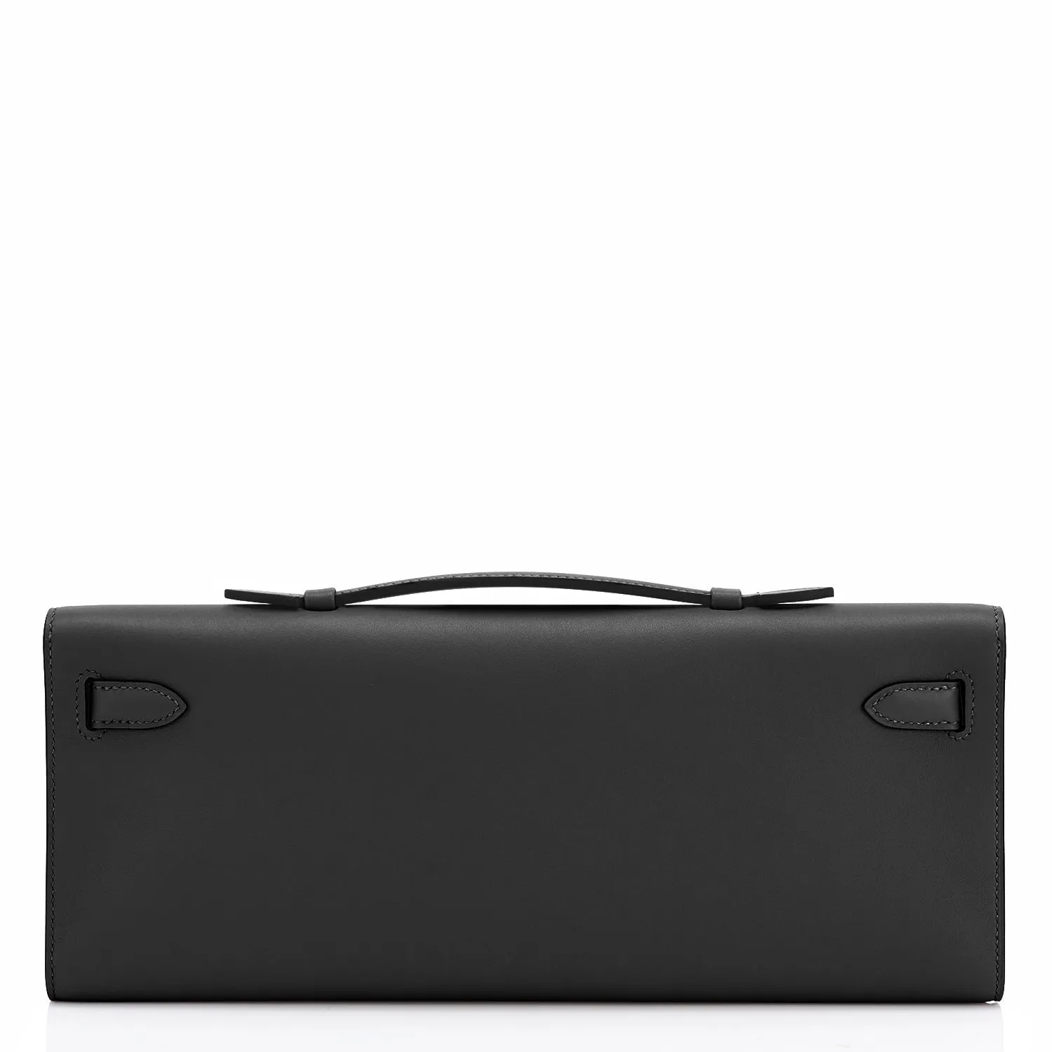 Hermes Black Kelly Cut Swift Gold Hardware