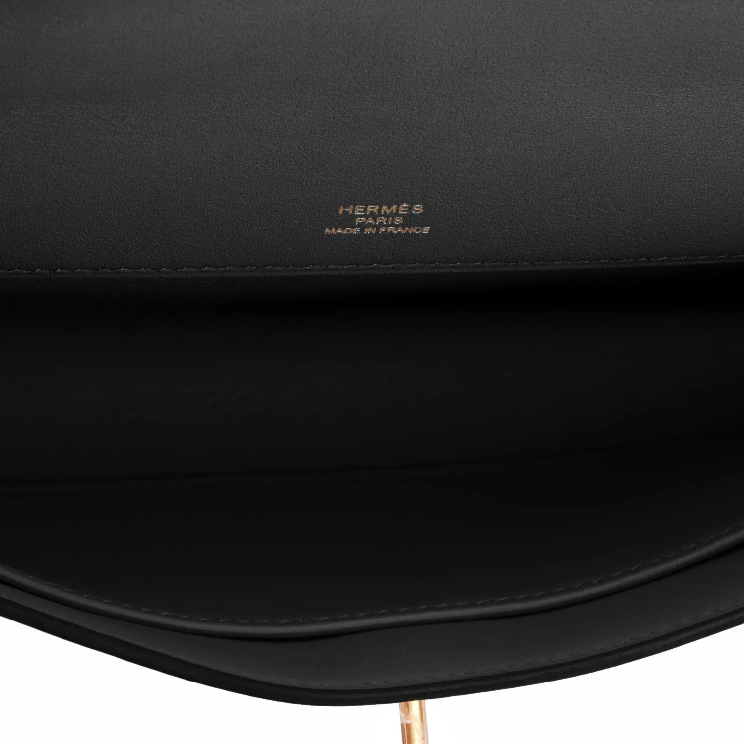 Hermes Black Kelly Cut Swift Gold Hardware