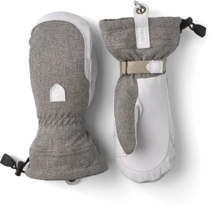 Hestra Womens Patrol Gauntlet Mitt Ivory