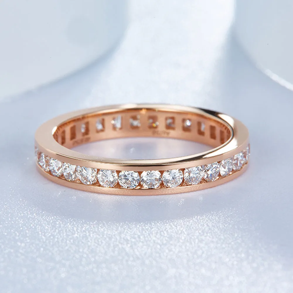 His and Hers Diamond Eternity Wedding Bands