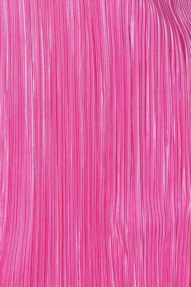 Horizons Meet Plisse Dress Pink