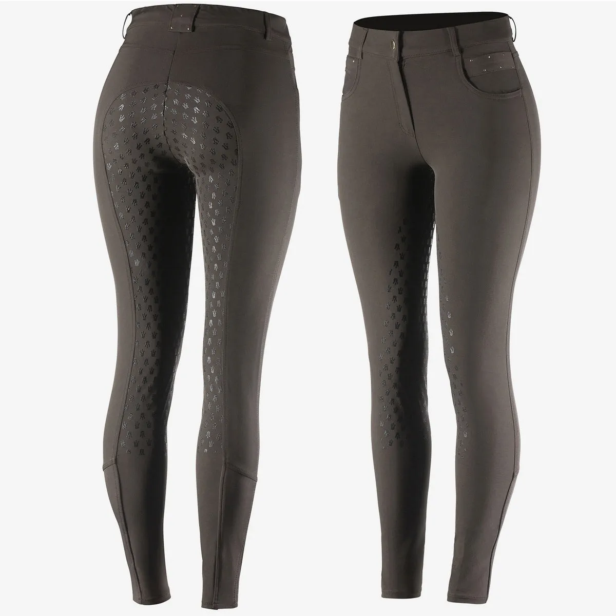 Horze Sienna Ladies Breeches Bracken Brown