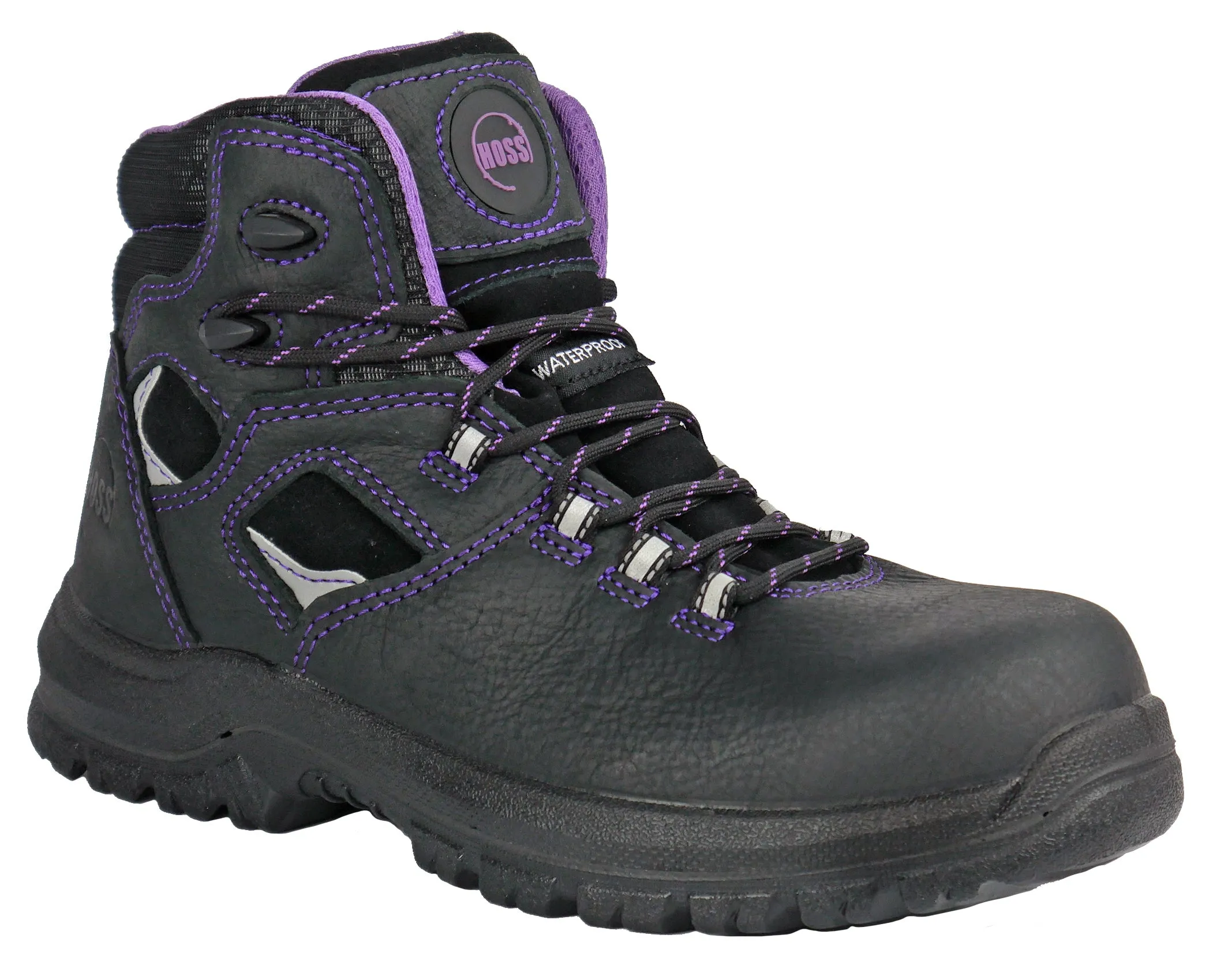 Hoss Lacy 6" Women's Black Hiker Composite Toe
