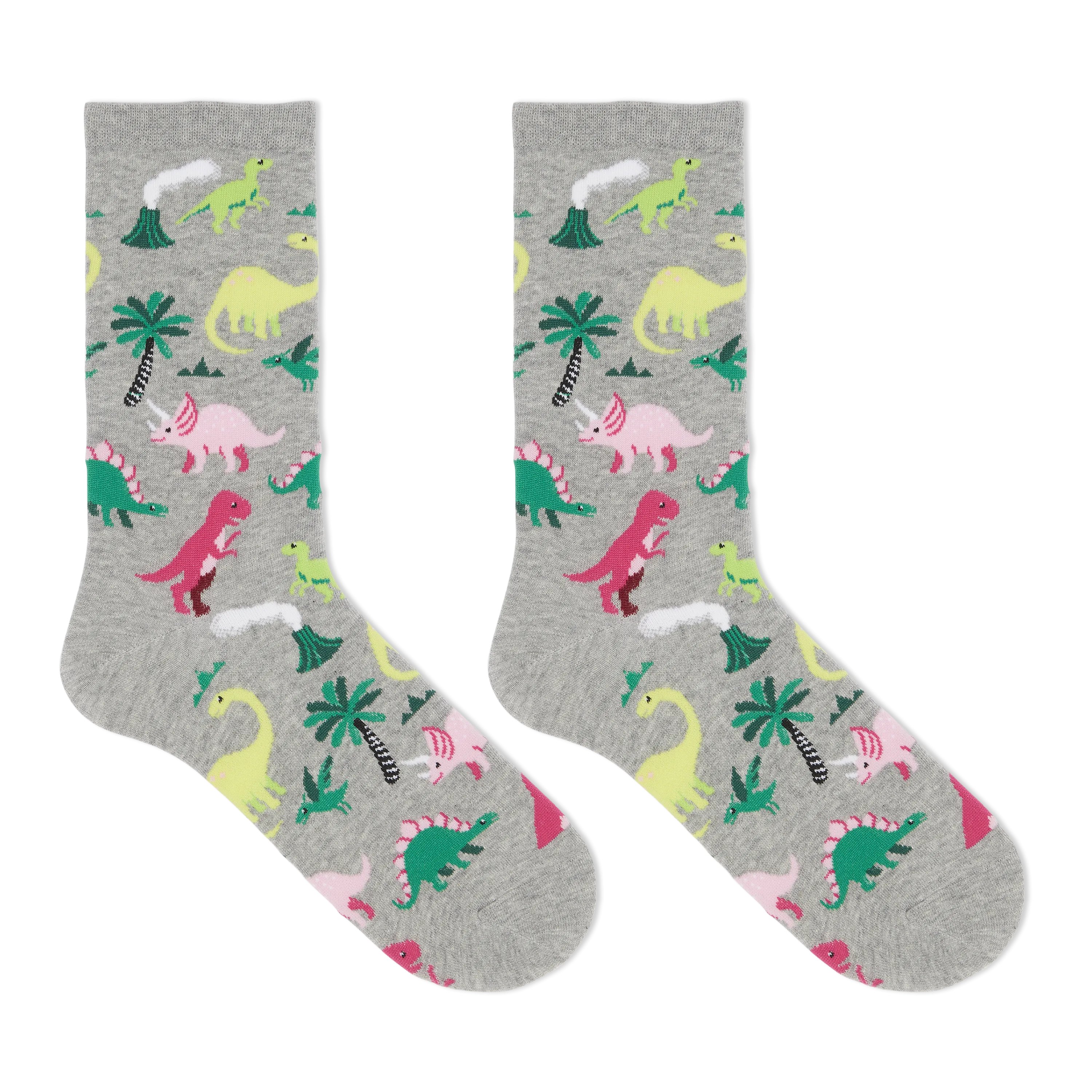 HOTSOX Women's Dinosaurs Crew Socks