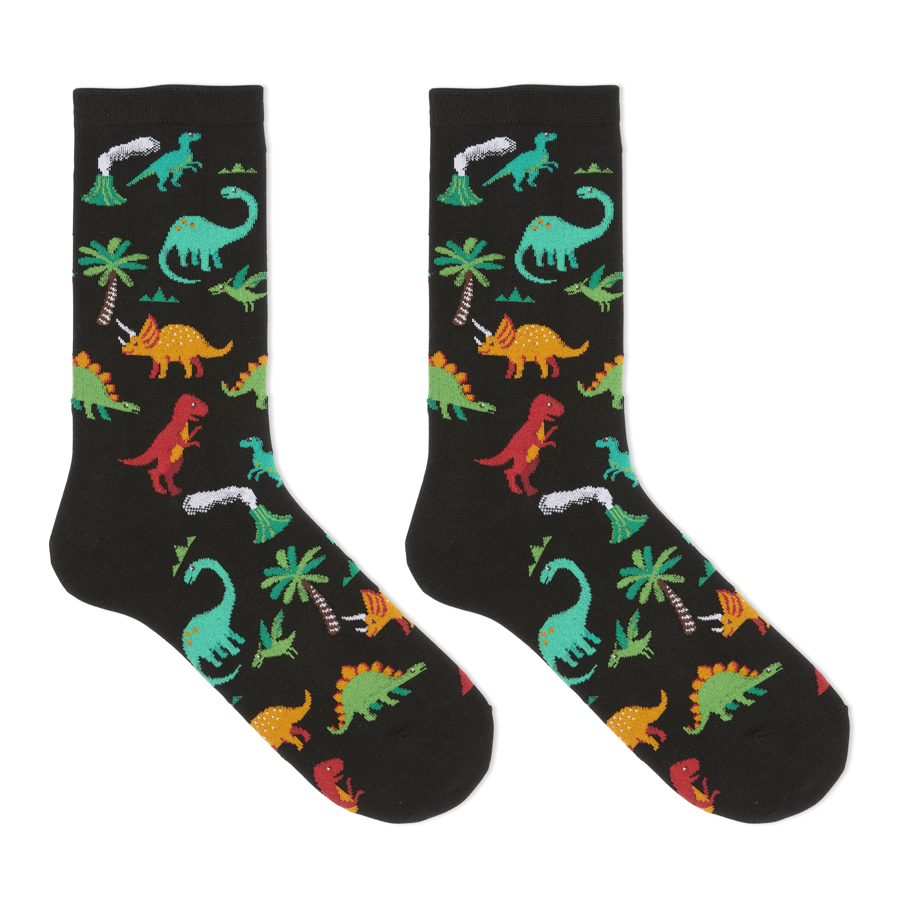 HOTSOX Women's Dinosaurs Crew Socks