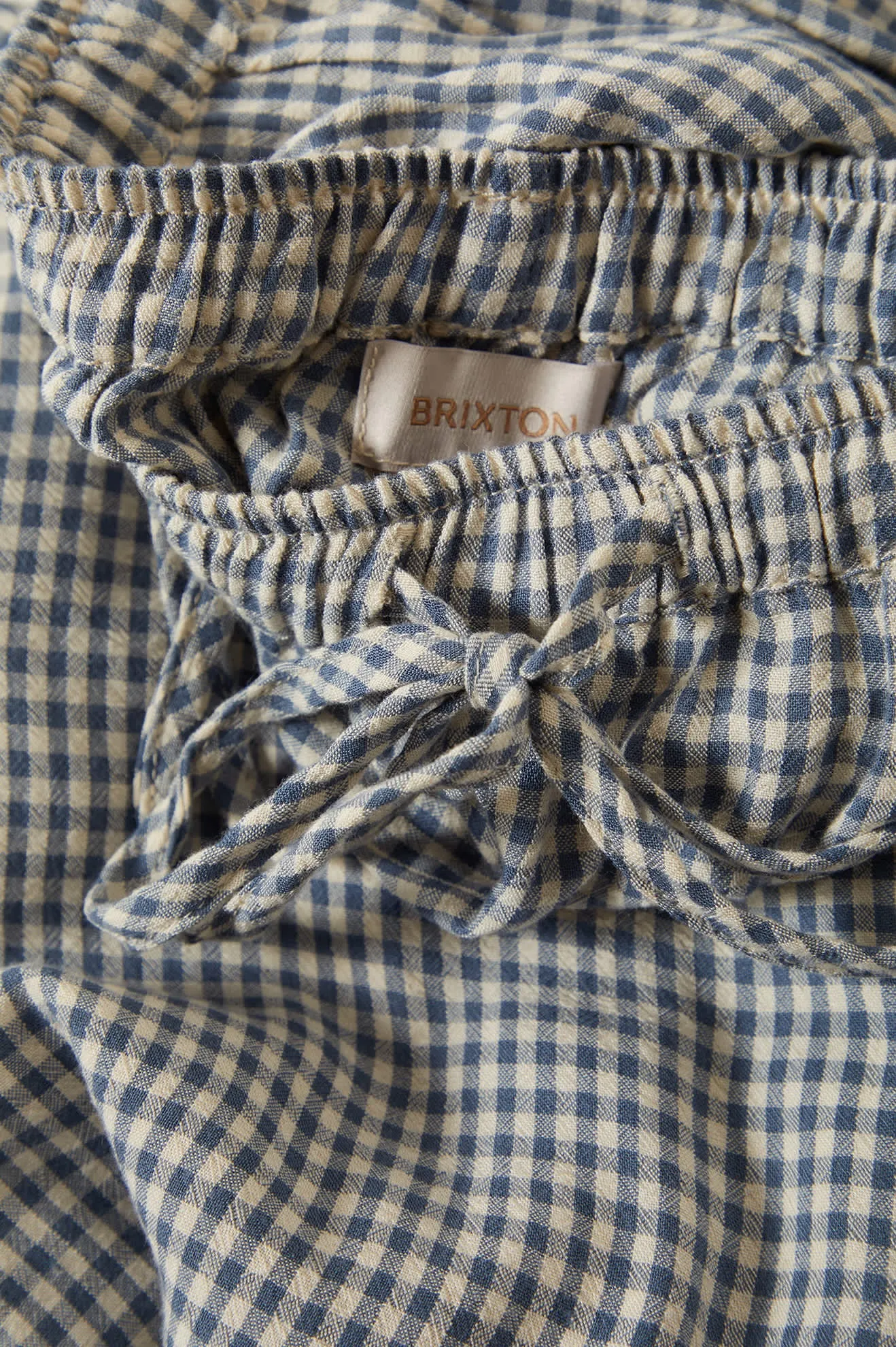Hudson Lounge Pant - Azure Blue Gingham