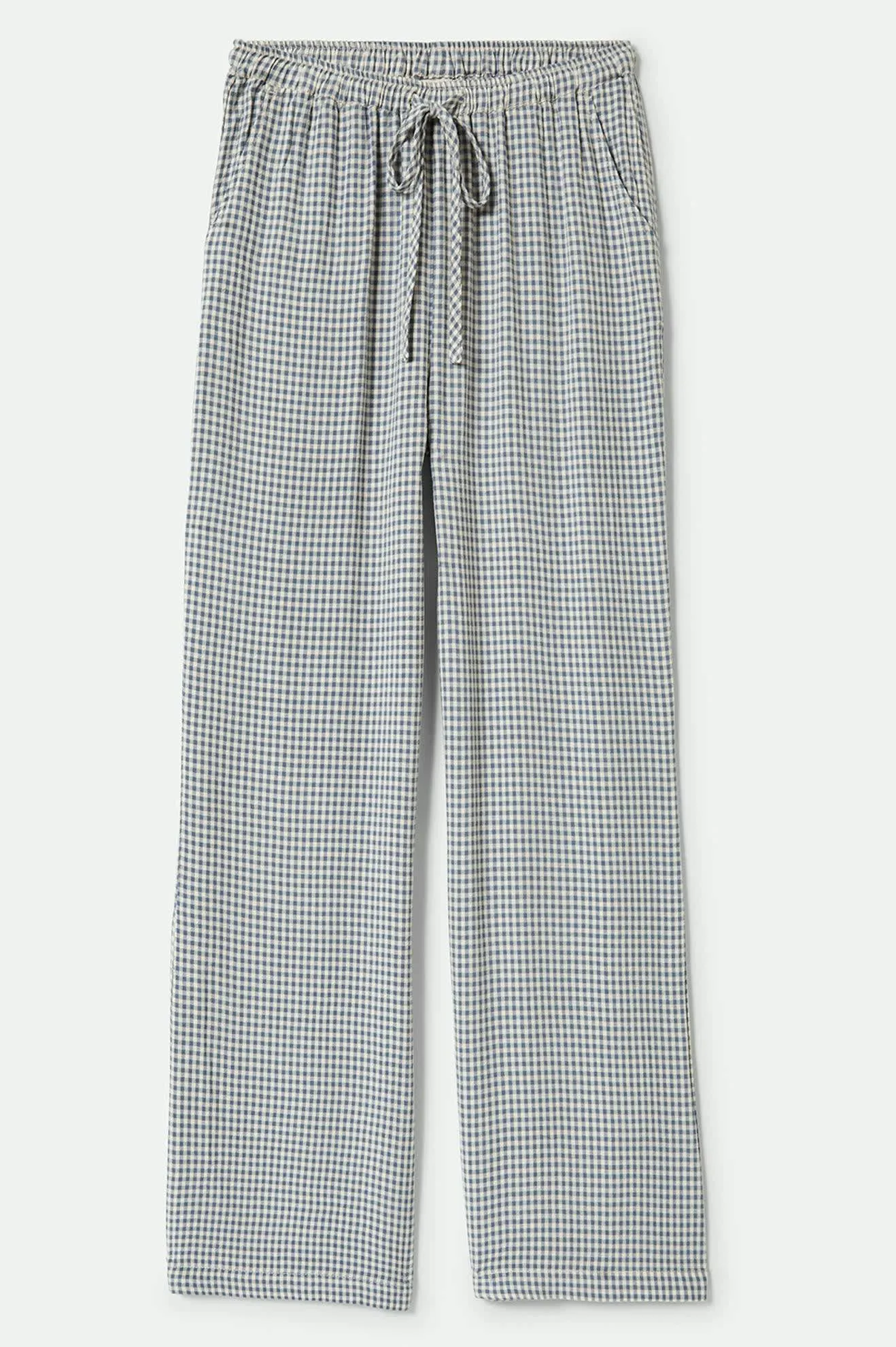 Hudson Lounge Pant - Azure Blue Gingham