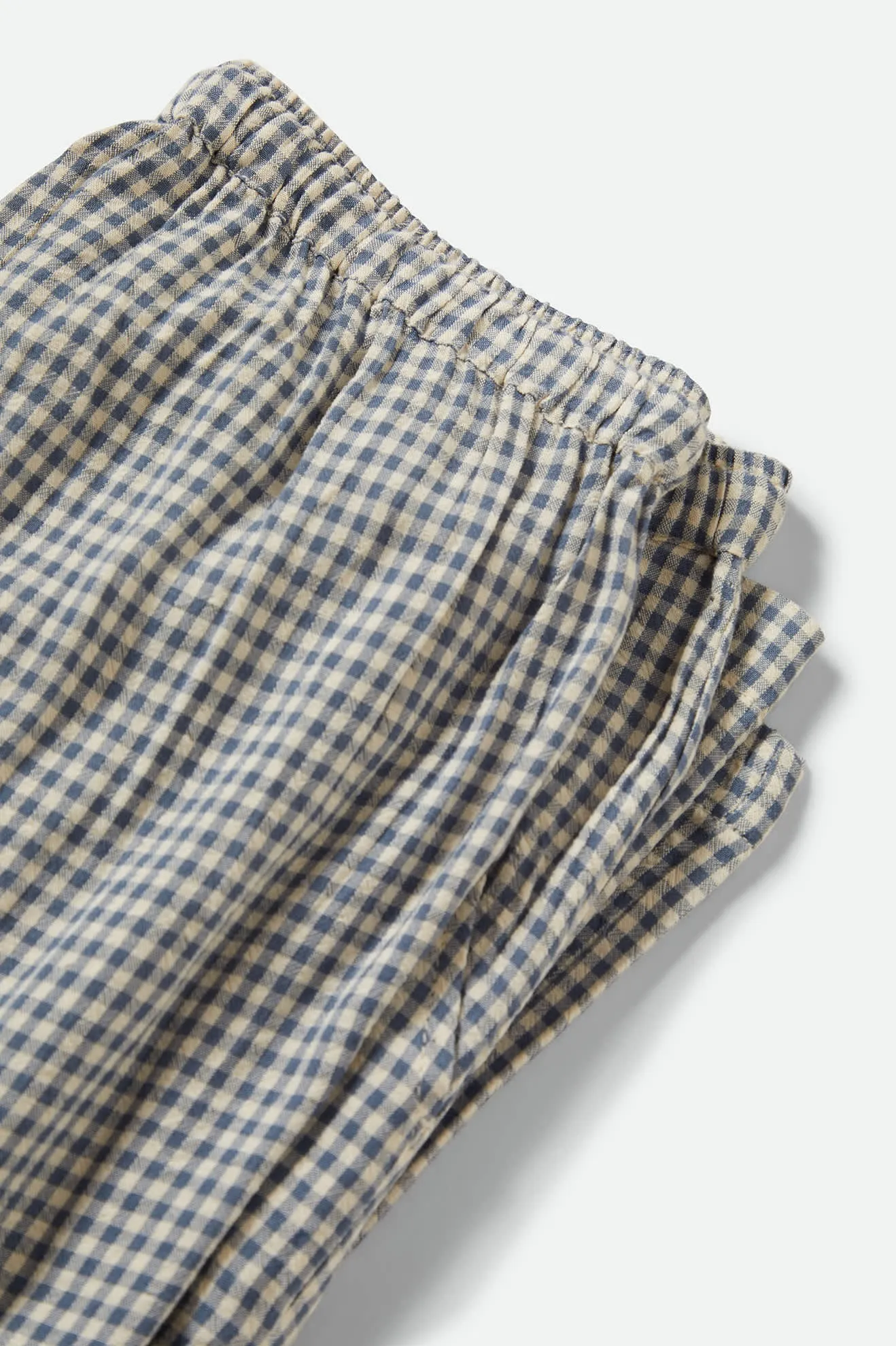 Hudson Lounge Pant - Azure Blue Gingham