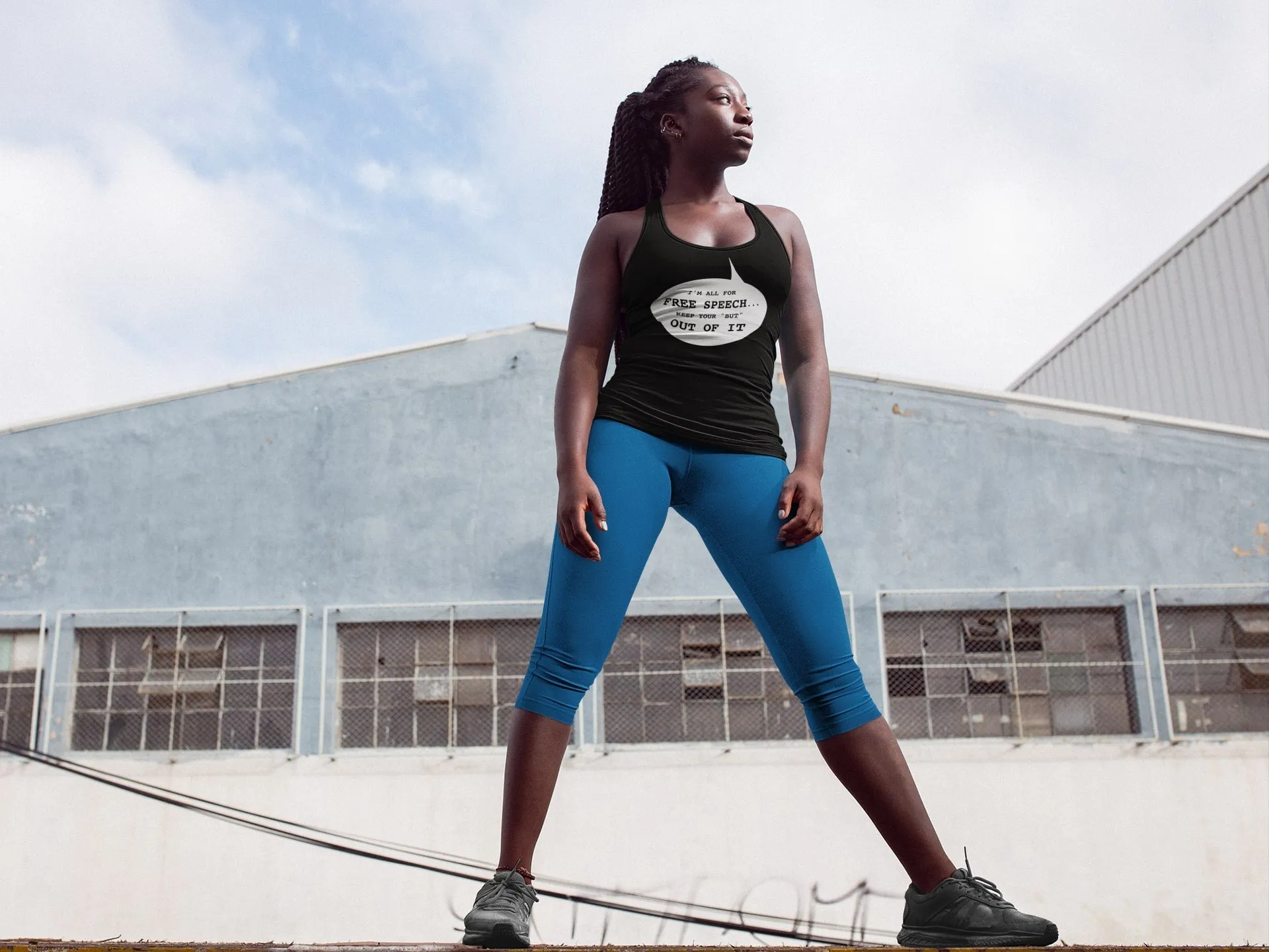 I'm All for Free Speech Women's Tank Top