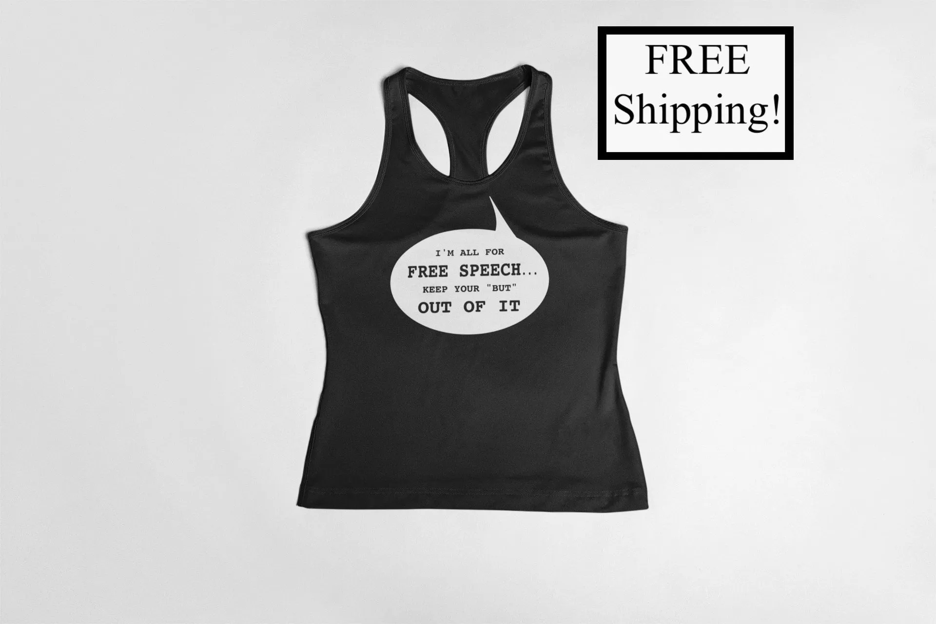 I'm All for Free Speech Women's Tank Top